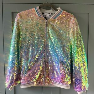 Lola and the Boys Ombré Sequined Jacket